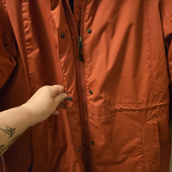 Women's LL Bean Winter Warmer Jacket-Size XL Burnt Orange EUC - Picture 6 of 12